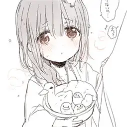 插画动漫二次元头像萌系女