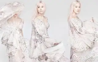 刘亦菲粉色发系拍封面大片二次元画风仙气充盈