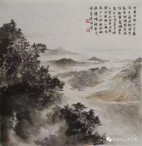 陈良宗山水画里有不为人知的修行法门