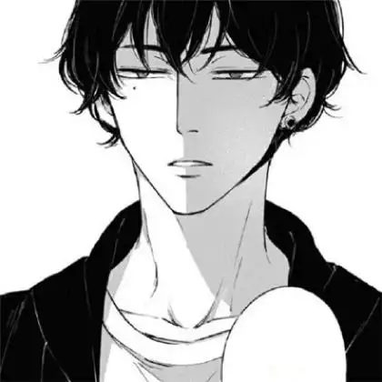 被烟酒缠身深深受伤,男生黑白卡通头像冷酷忧伤