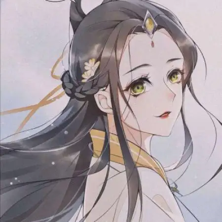 手绘古风美女头像手绘淡雅美女