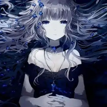 暗黑唯美地狱少女恐怖头像,卡通头像图片
