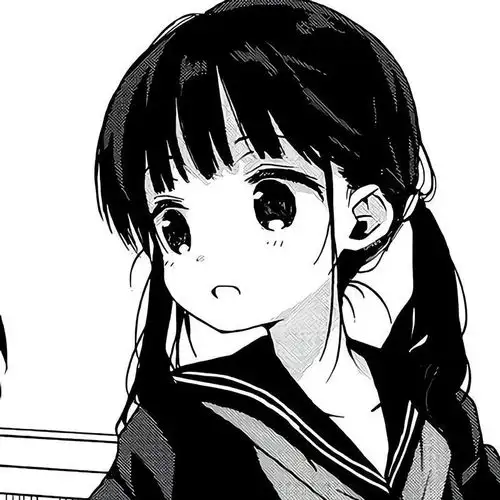精选优质黑白动漫女头