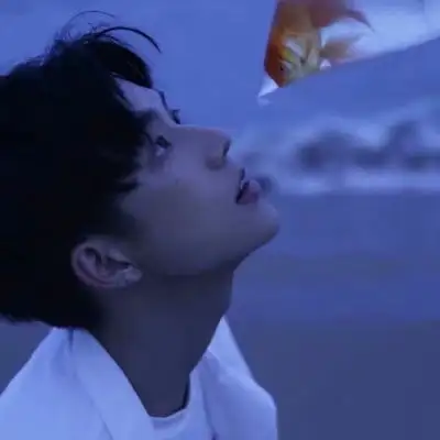 干净男头星空迷上了山野,有雾有灯也有归人.