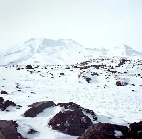 雪景高清摄影素材摄影图