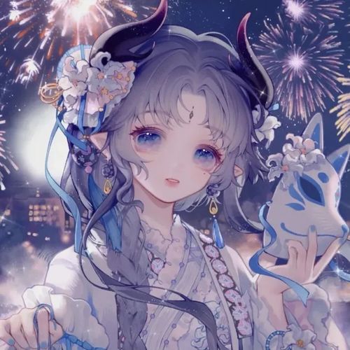 蓝色系女生头像记得向前看,别烂在过去和梦里