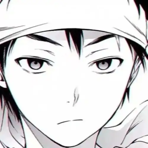 黑白动漫男头最后一张绝了