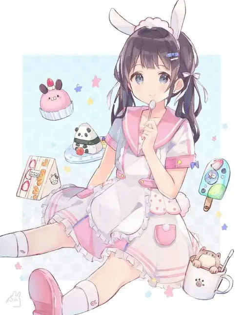 微信头像一大波萌系清纯可爱小女生动漫头像