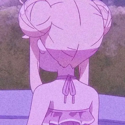 苏濯粉色系ins风动漫女头.