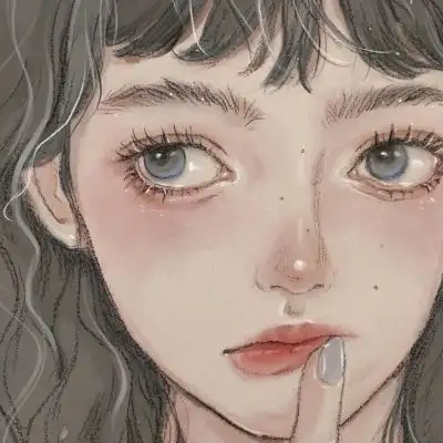 守月仙手绘女头空空落落又女生头像我要个性网