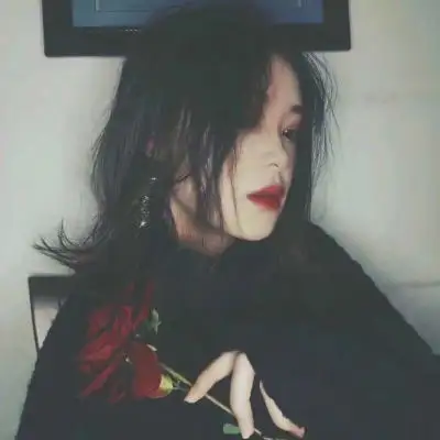 丧丧的头像女生霸气图片黑暗丧风格头像酷女系列