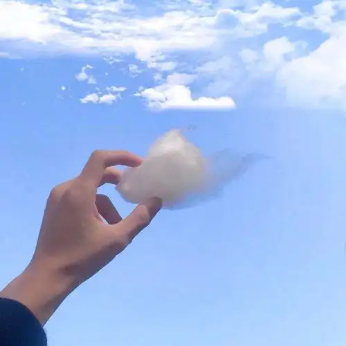 温柔蓝色系头像背景套图