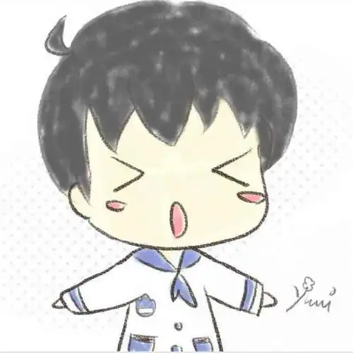 头像情侣男生女生个性卡通动漫插画黑白搞堆糖,美好生活研究所