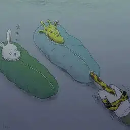 扎心了这可能是有史以来最丑的治愈系ins网红插画