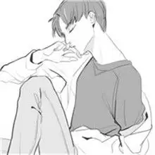悲伤的头像二次元卡通头像男生丧到极点的头像