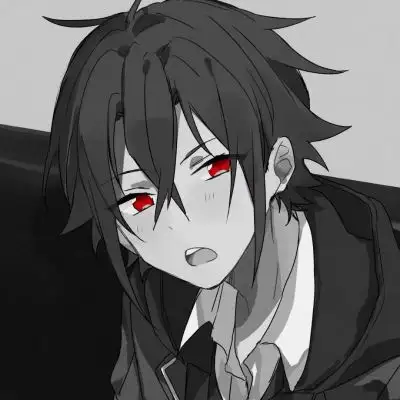 宋知意黑白颓废丧系拽酷男漫男生头像我要个性网