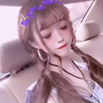 紫色系清纯女生头像,女生头像图片