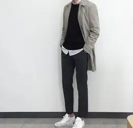 爱穿灰色系男朋友篇男生搭配女生搭配情侣堆糖,美好生活研究所
