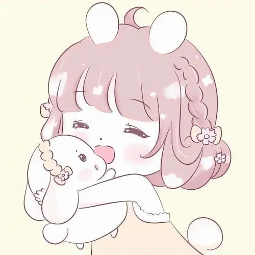 粉粉嫩嫩可爱的女生头像