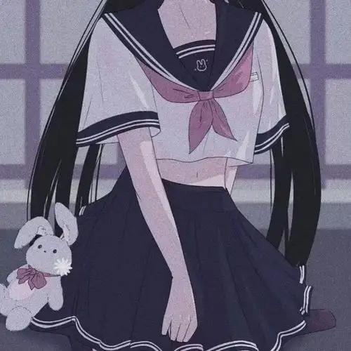 学院风jk女头动漫部位女生头像