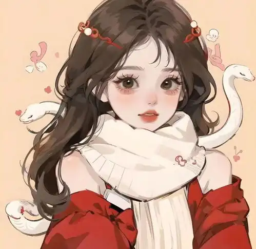 春节限定女头合集申请成为你的新年头像红色系