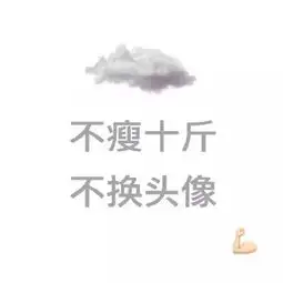 不减10斤不换头像微信头像不瘦二十斤不换头像纯白励志文字图片