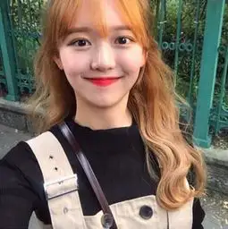韩式卷发中长发小清新小姐姐们都留