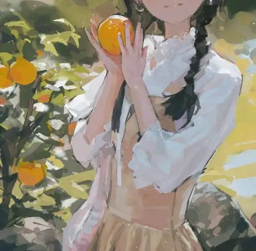 动漫头像最近很火的浅色系动漫女生头像