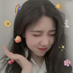 可爱涂鸦女生头像少女心系列女头