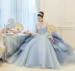 最浪漫华丽的嫁衣disneyxkuraudia梦幻迪士尼系列婚纱姊妹裙