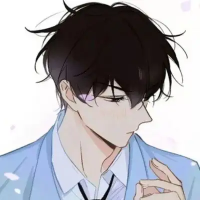 帅气撩人高冷动漫男头二次元高冷侧脸男头像
