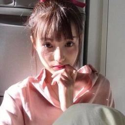 小清新少女头像粉色系真人图片粉红可爱系女生头像