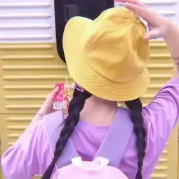 紫色系清新好看的女生头像大全