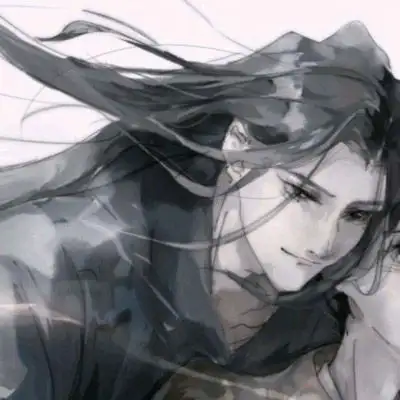 林弦丧系古风黑白动漫男头