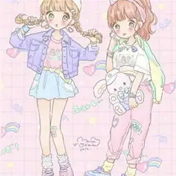可爱粉嫩少女系微信头像18