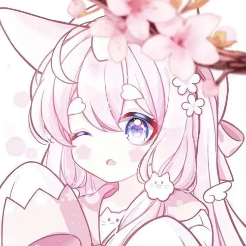 647期粉色系女生头像