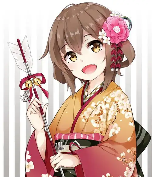 唯美和风头像神采奕奕青春有活力,人见人爱的二次元小姑娘