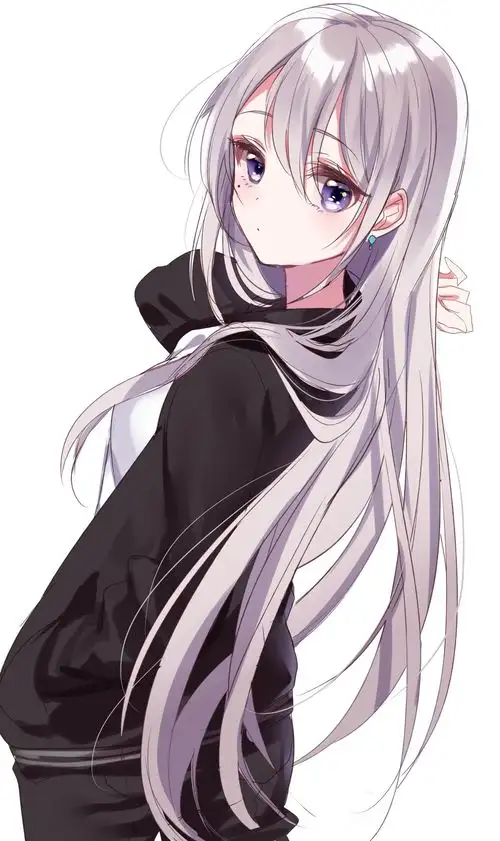 二次元动漫图片11p简约风美少女萝莉控图集