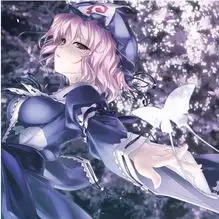 求紫色有意境的动漫少女图片
