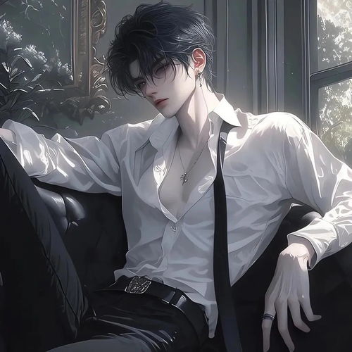 斯文败类禁欲系男生头像动漫