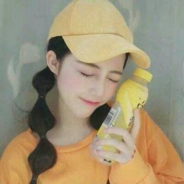 黄色系女生头像