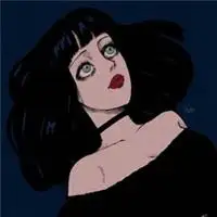 暗黑系头像女高冷微信头像图片大全