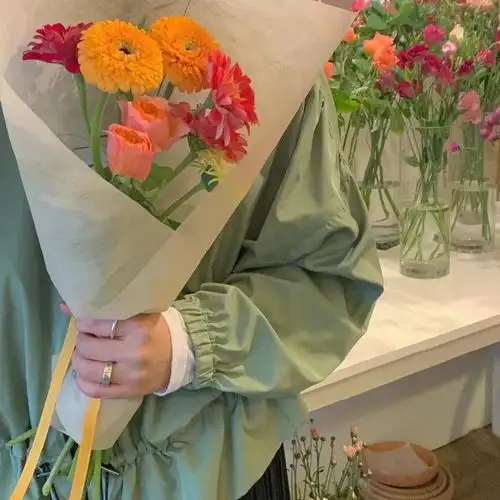 仙气森系女生头像绿色安静淡然的意境绿色头像女