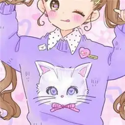 可爱粉嫩少女系微信头像9