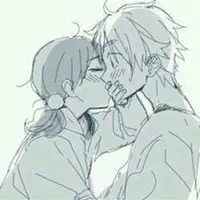 动漫情侣头像一男一女黑白图片微信头像图片大全