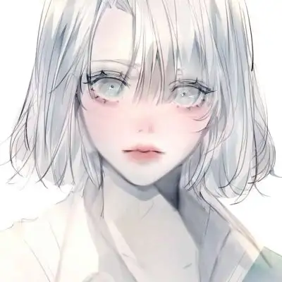 手绘女生高冷拽狠女生动漫头像