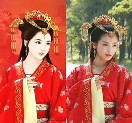把女星p成了漫画,杨蓉版苏莲衣好清纯,赵丽颖更美了